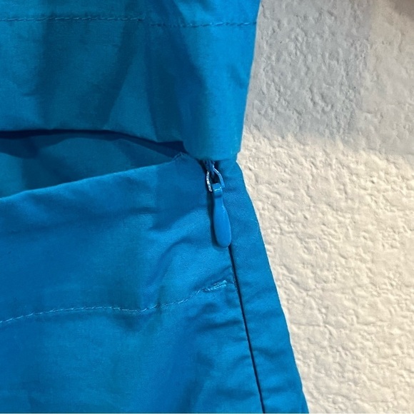 Urban Revivo blue structured shirt mini dress with cut out middle size 4 cotton - Picture 5 of 9